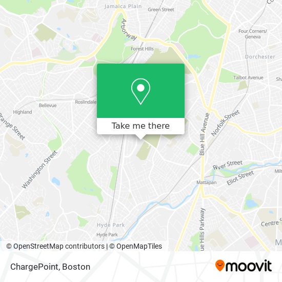 Mapa de ChargePoint