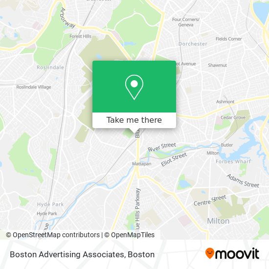 Boston Advertising Associates map