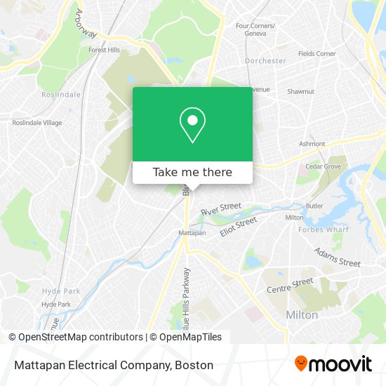 Mattapan Electrical Company map