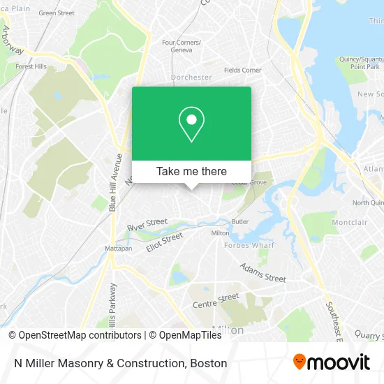 N Miller Masonry & Construction map