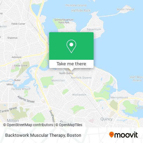 Backtowork Muscular Therapy map