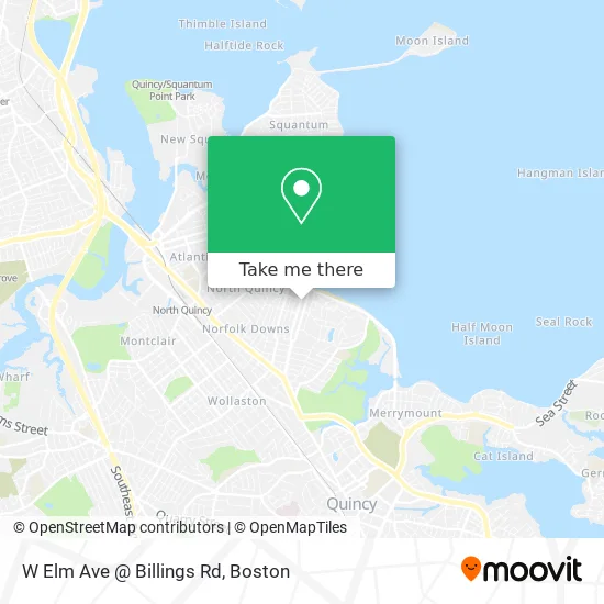 W Elm Ave @ Billings Rd map