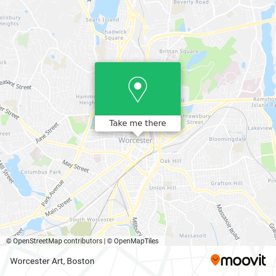 Mapa de Worcester Art