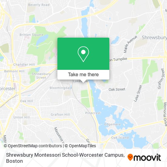 Shrewsbury Montessori School-Worcester Campus map