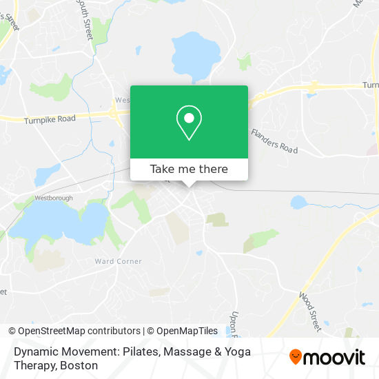 Mapa de Dynamic Movement: Pilates, Massage & Yoga Therapy