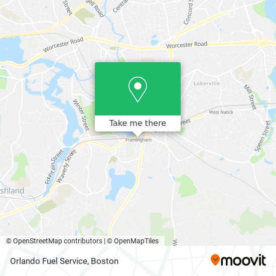 Mapa de Orlando Fuel Service