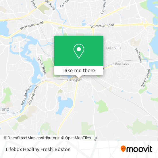 Lifebox Healthy Fresh map