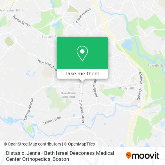 Mapa de Distasio, Jenna - Beth Israel Deaconess Medical Center Orthopedics