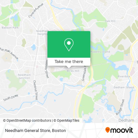 Needham General Store map