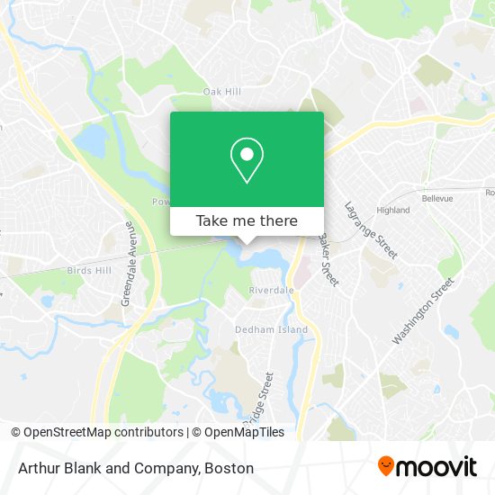 Arthur Blank and Company map