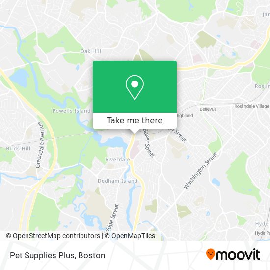 Pet Supplies Plus map