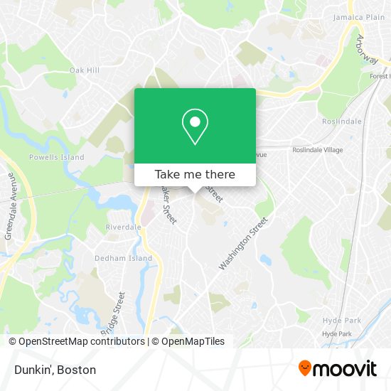 Dunkin' map