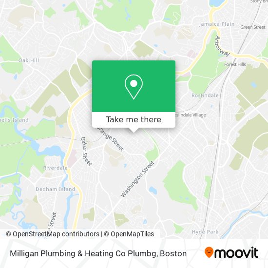 Mapa de Milligan Plumbing & Heating Co Plumbg