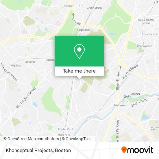 Khonceptual Projects map
