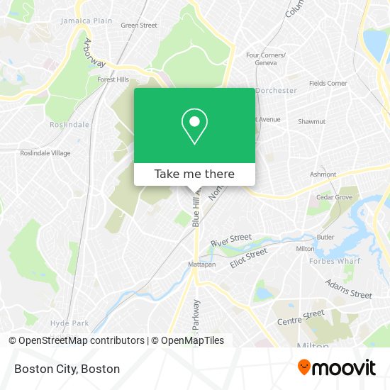 Boston City map