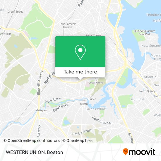 Mapa de WESTERN UNION