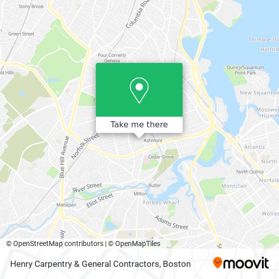 Mapa de Henry Carpentry & General Contractors