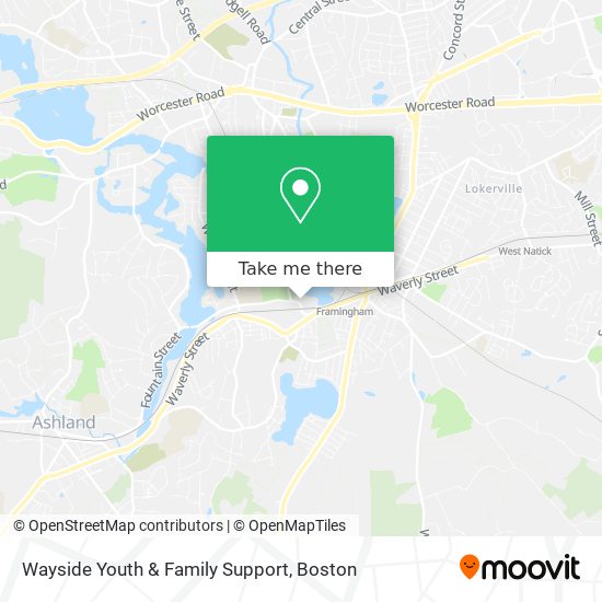 Mapa de Wayside Youth & Family Support