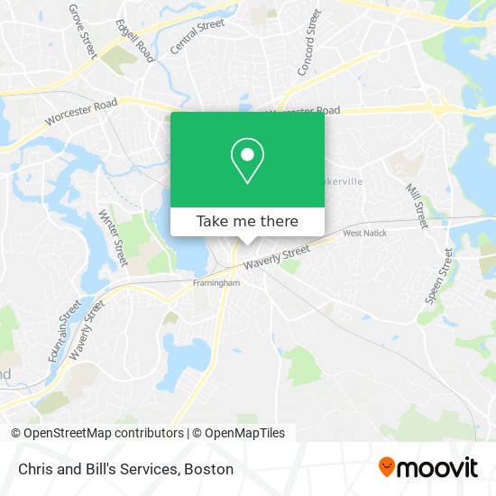 Chris and Bill's Services map