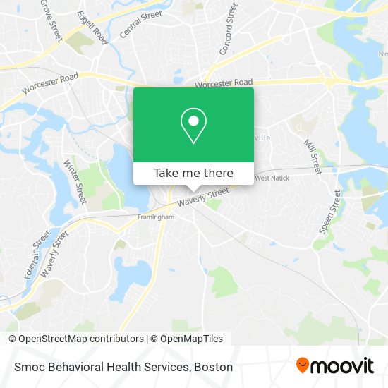 Mapa de Smoc Behavioral Health Services