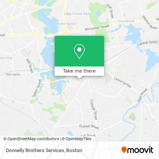 Donnelly Brothers Services map