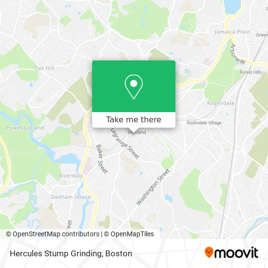 Hercules Stump Grinding map