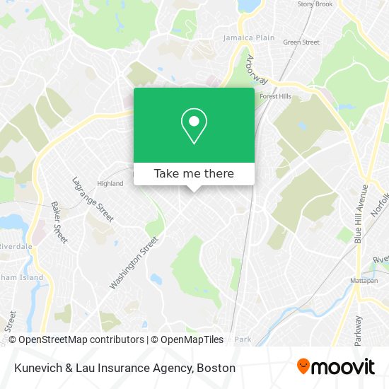Kunevich & Lau Insurance Agency map