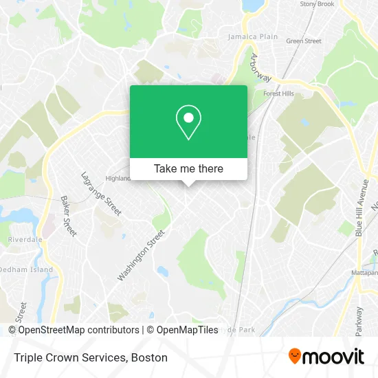 Triple Crown Services map