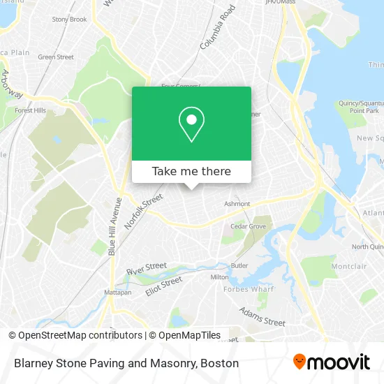 Blarney Stone Paving and Masonry map