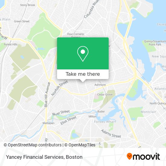 Yancey Financial Services map