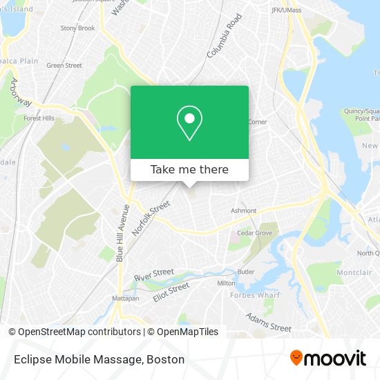 Eclipse Mobile Massage map