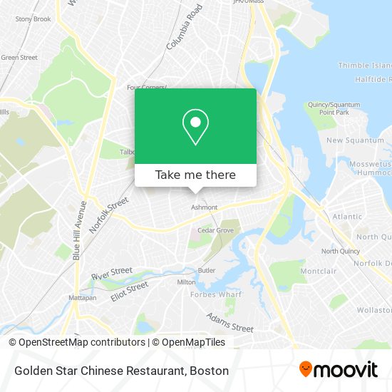 Golden Star Chinese Restaurant map