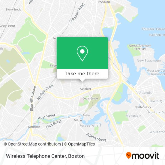 Mapa de Wireless Telephone Center