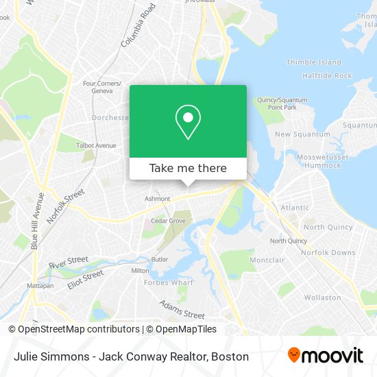 Julie Simmons - Jack Conway Realtor map