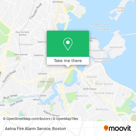 Mapa de Aetna Fire Alarm Service