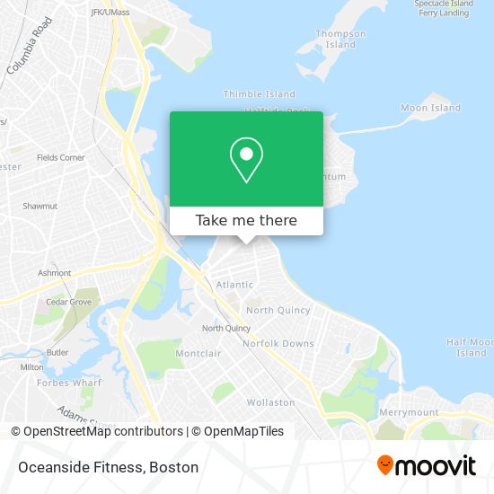 Mapa de Oceanside Fitness