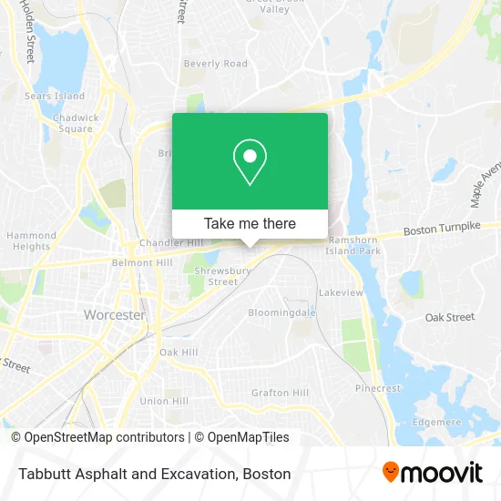 Tabbutt Asphalt and Excavation map