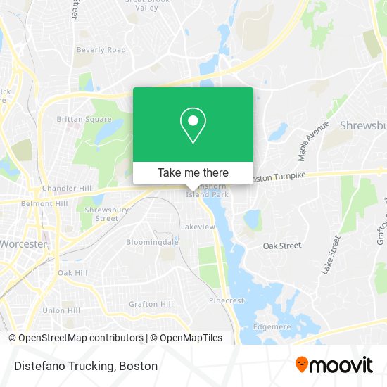 Mapa de Distefano Trucking