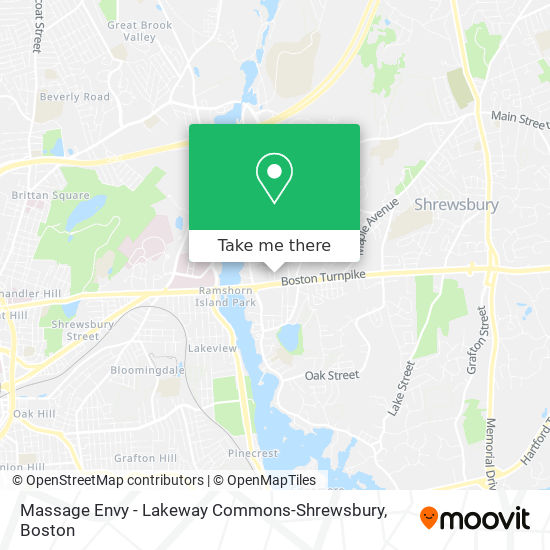 Mapa de Massage Envy - Lakeway Commons-Shrewsbury