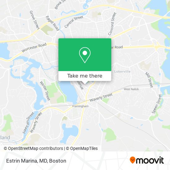 Estrin Marina, MD map