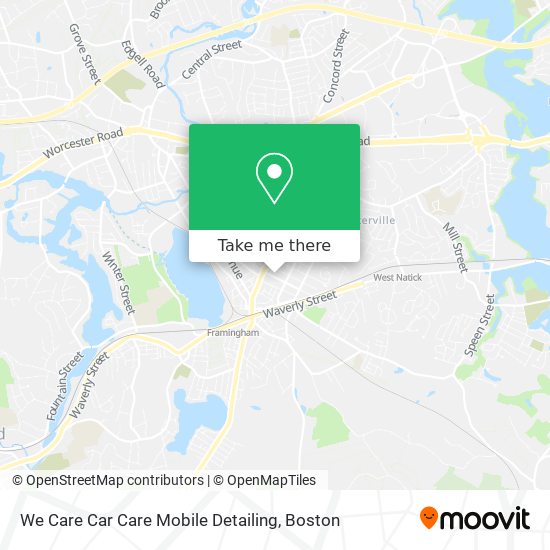 We Care Car Care Mobile Detailing map