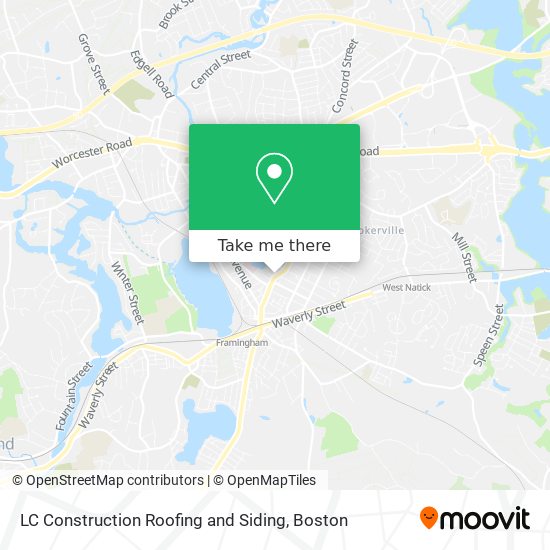 LC Construction Roofing and Siding map
