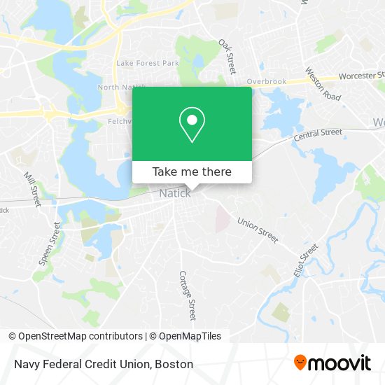 Navy Federal Credit Union map