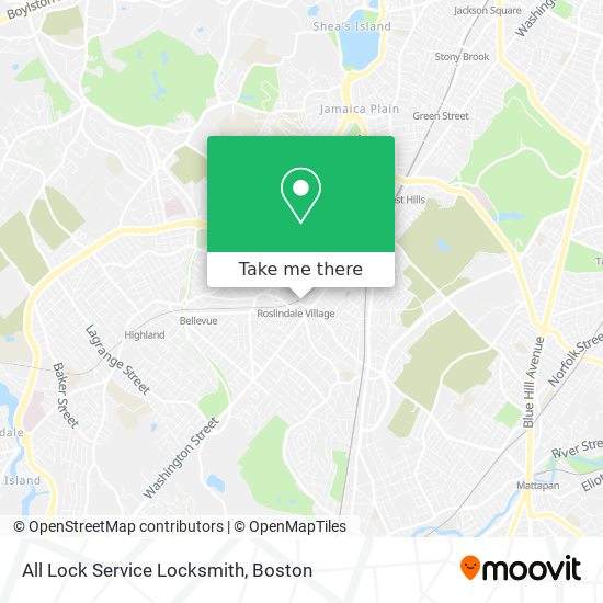 All Lock Service Locksmith map