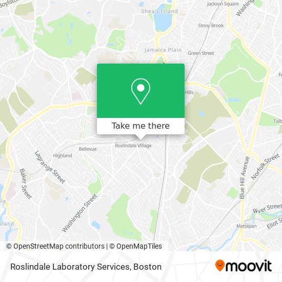 Roslindale Laboratory Services map