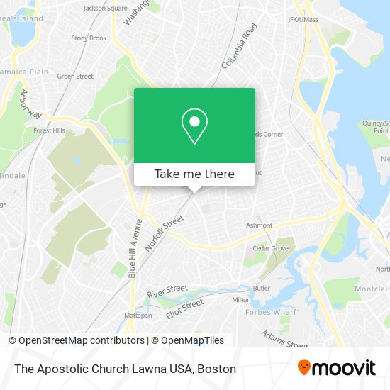 The Apostolic Church Lawna USA map