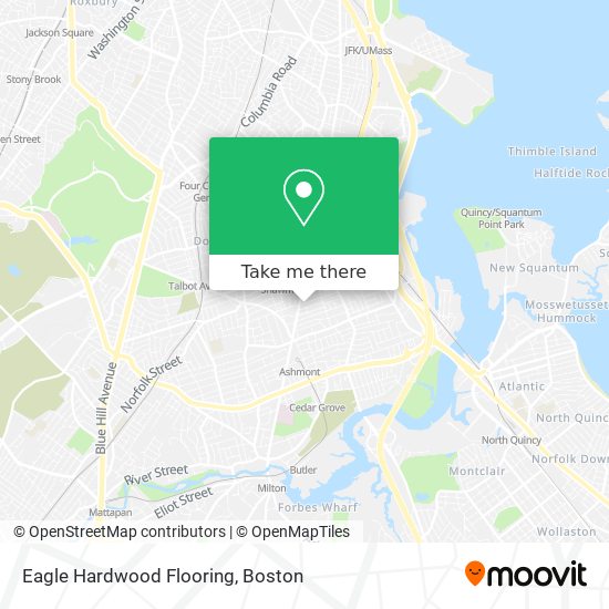 Eagle Hardwood Flooring map