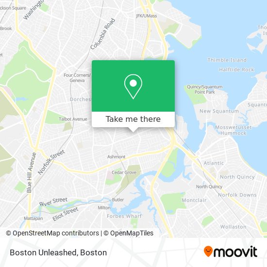 Boston Unleashed map