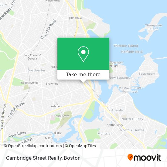 Cambridge Street Realty map