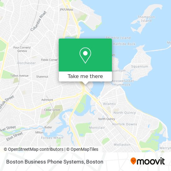 Mapa de Boston Business Phone Systems